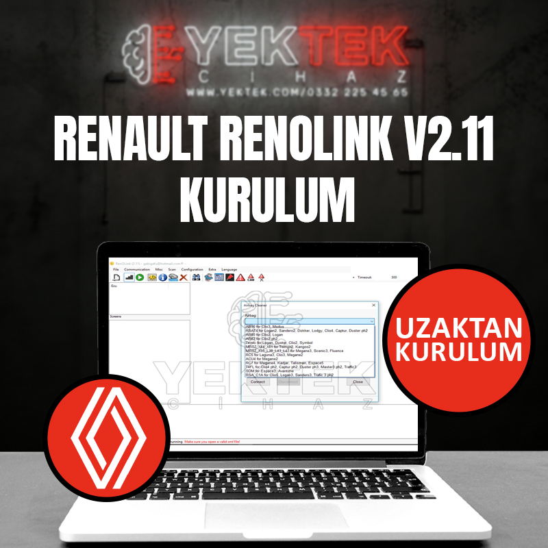 Renault Renolink Kurulumu v2.11