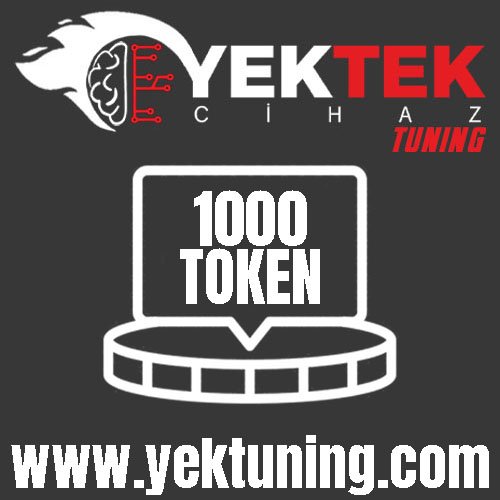 Tuning İşlemleri İçin Token - 1000 Token