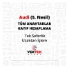 Audi (5. Nesil) Tüm Anahtarlar Kayıp Hesaplama - Tek Seferlik