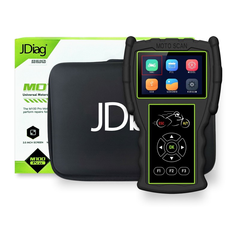 JDiag M100 PRO - Motosiklet Arıza Tespit Cihazı - 23 Kablo Full Versiyon
