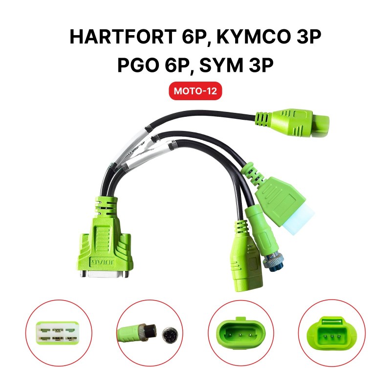 JDiag M100 PRO - Motosiklet Arıza Tespit Cihazı - 23 Kablo Full Versiyon