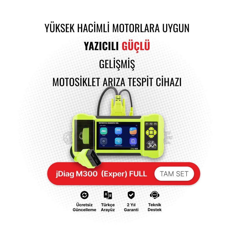 JDiag M300 Motosiklet Arıza Tespit Cihazı - FULL Versiyon