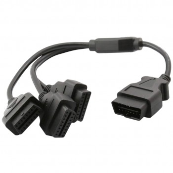OBD Çoklama Kablosu 1 Erkek OBD den 3 Dişi OBD Kablosu Aynı Anda 3 Cihaz Bağla