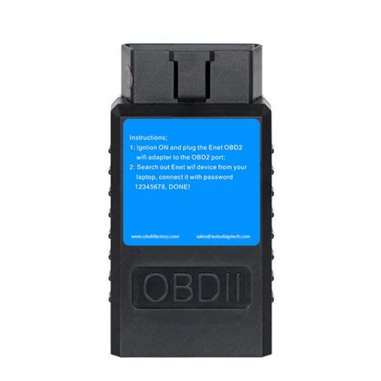 BMW ENET WiFi & Ethernet OBD2 Adaptörü | F/G/I Serisi Kodlama, Gizli Özellik Açma ve Arıza Tespit Cihazı (BimmerCode, Bootmod3 Uyumlu)