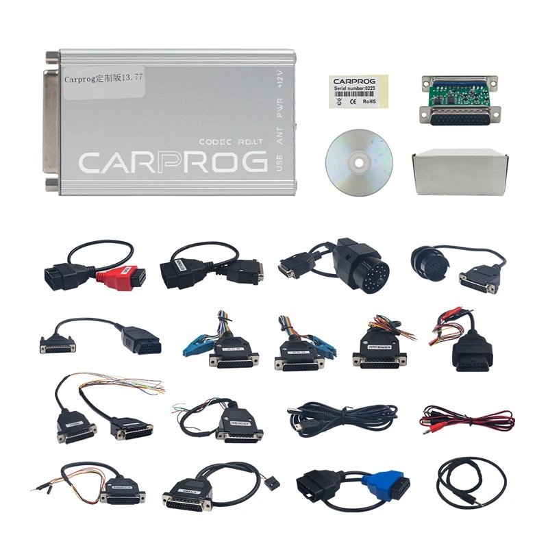 Carprog V13.77 Full Adaptör Setli Profesyonel Ecu Programlama Cihazı - Ücretsiz Uzaktan Kurulum