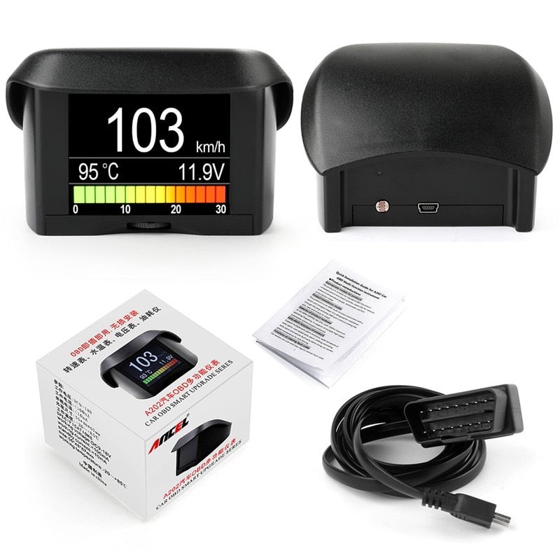 ANCEL A202 Dijital Araç Bilgisayarı ve OBD2 Göstergesi