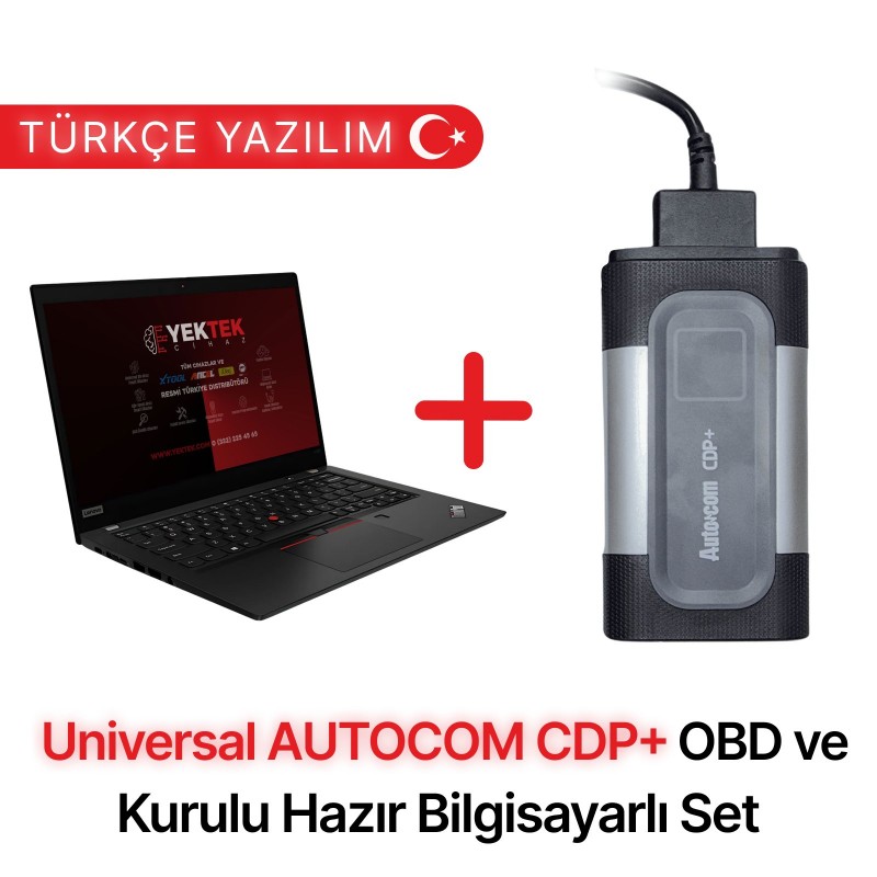 Universal Autocom CDP+ Full Kurulu Hazır Bilgisayar Türkçe Arıza Tespit Cihaz Seti