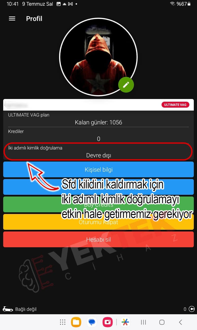 İki Adımlı Kimlik Doğrulama
