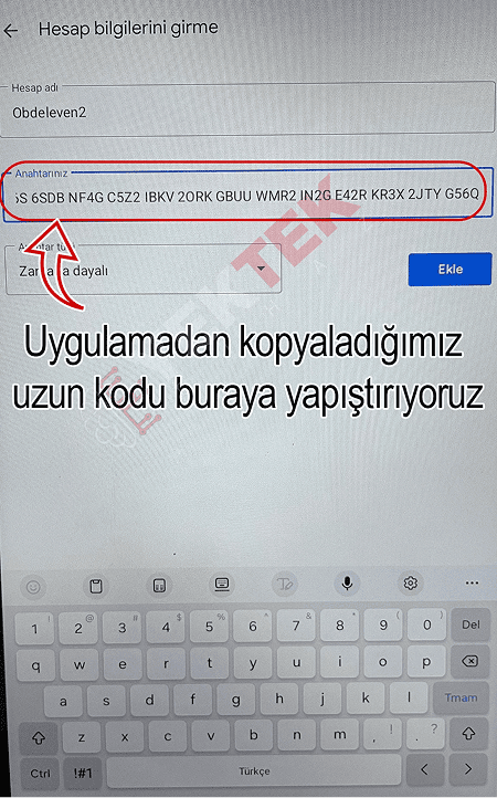 Kurulum Anahtarı