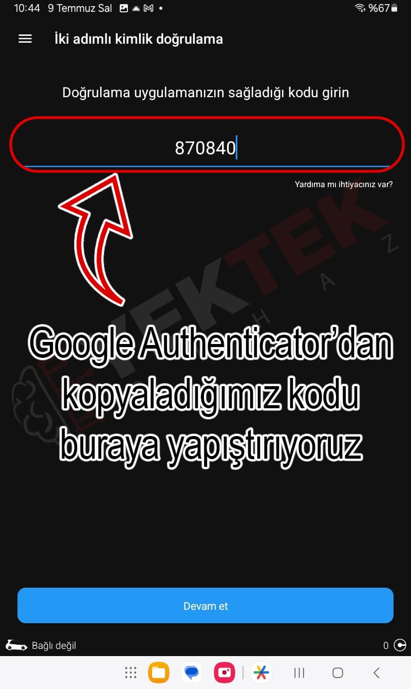 Devam Et